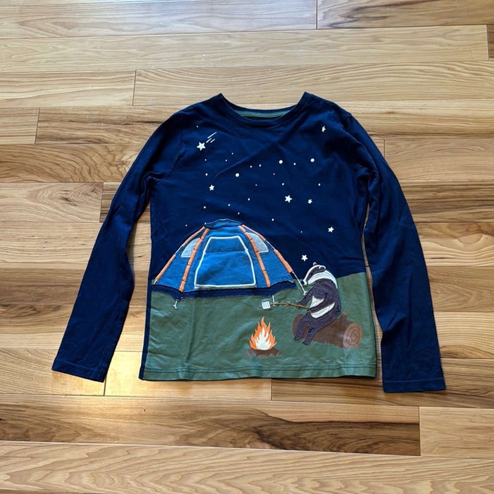 Mini Boden Badger, Fox lift the flap 11/12 shirt